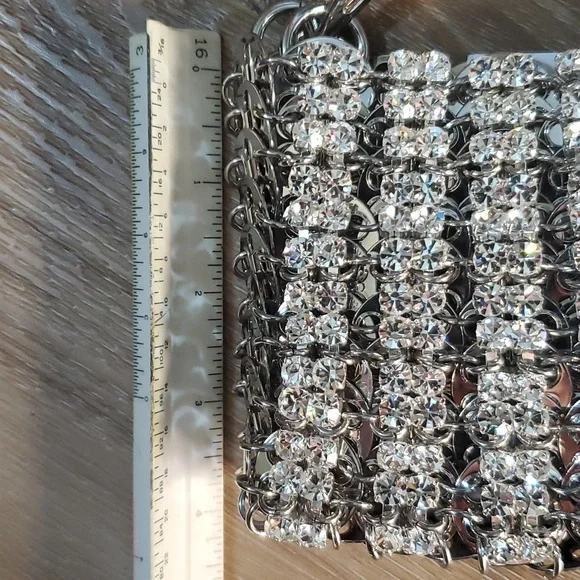 Iconic NWT Paco Rabanne Rhinestone 1969 Nano Bag - Picture 12 of 13